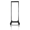 Black 36U 2-post Open Frame Rack Server Cabinet