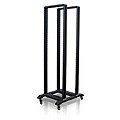Black 45U 4-post Open Frame Rack Server Cabinet