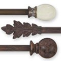 Simply Elegant 28 to 50-inch Adjustable Curtain Rod Set