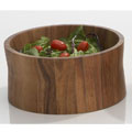 Tulip Style Acacia Salad Bowls (Pack of 4)