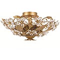 Paris Flea 6-light Champagne Flush Mount