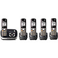 Panasonic KX-TG6535B DECT 6.0 Cordless Answering System with 5 Handsets (Refurbished)