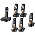 Panasonic KX-TG6416T DECT 6.0 Cordless System with 6 Handsets (Refurbished)