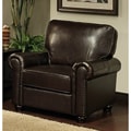 Abbyson Living London Premium Top-grain Leather Armchair