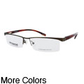 Accommodating hints on rimless eyeglass frames s Polaroid Men's PD2819 Eyeglasses Frame