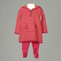 Nicole Miller Authentic eyeglass Frames information Nicole Miller Infant Girl's Striped Hooded Tunic Sweater Set