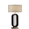 Oskar 1-light Nickel Standing Table Lamp