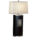 Slice 2-light Nickel Standing Table Lamp