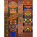 Helpful knowledge on Canvas Modern abstract 'Legong Dancer Abstract' Original Canvas Art (Indonesia)