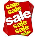 'Sale, Sale, Sale' Posters (Pack of 6)