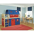 VP Home Lowell Junior Blue/ Red Twin-size Loft/ Tent Bed