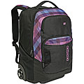 OGIO Dusk Plaid Lucas Wheeled Laptop Backpack
