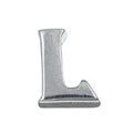 Signature Moments Sterling Silver 'L' Alphabet Bead
