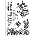 Kaisercraft 'Lush' Clear Stamp Sheet