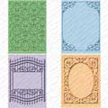 Provo Craft Cuttlebug Cricut Companion Embossing Folder 4-piece Package