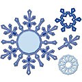 Spellbinders Shapeabilities 2010 Snowflake Pendants Dies