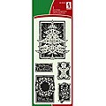 Inkadinkado Clear Seasonal Festive Holiday Stamps