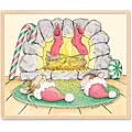 House Mouse 'By The Chimney With Care' Wood-mounted Rubber Stamp