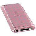 rooCase Pink Plaid Crystal Skin Case for Apple iPod Touch 4th Generation