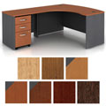 Bush Series C Left L-Bow Workstation