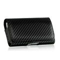 T-Mobile my Touch 3G Slide Carbon Fiber Style Horizontal Belt Clip Case