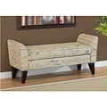 Phoenix Signature Tan Upholstered Bench