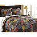 Caftan 3-piece Queen-size Reversible Quilt Set