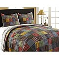 Caftan 3-piece King-size Reversible Quilt Set