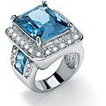 Lillith Star Sterling Silver Cubic Zirconia Ring