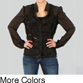 Kaelyn Max Women's Long Sleeve Mandarin Collar Blouse