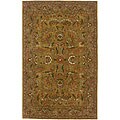 Hand-tufted Vougue Gold Wool Rug (9'x13')
