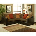 Bailey 2-piece Suede Sectional Sofa