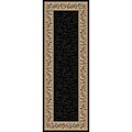 Soho Black Oriental Rug (2'7 x 7'3)