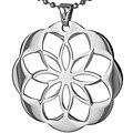 Stainless Steel Flower Necklace