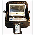 Mustek MP80B 8-inch Portable DVD Player with VRDC700 Portable DVD Player Case