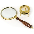 Barska Polished-brass Two-piece Magnifier Set with Lens Cloth