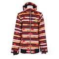 Nomis Men's Red Hooded Snowboard Jacket