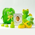 Just Froggy Baby Bath Time Gift Set