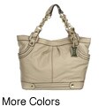 Etienne Aigner 'Emma' Leather Chain Handle Tote Bag