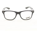Fashion Sunglasses 222CW Black Glassy Frame Clear Lens