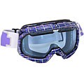 Spy 'Trevor' Plaid Print Blue Lens Snowboard Goggles