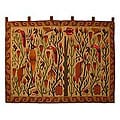 Wool 'Bird Forest' Wall Tapestry (Peru)