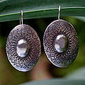 Top picks on Ebay for Hand Engraving Firearms Sterling Silver 'Sun Shield' Dangle Earrings (Thailand)