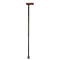 Mabis Duromed Adjustable 'Green Ice' Wood Derby Top Handle Cane