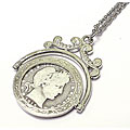 American Coin Treasures Silver Barber Quarter Spinner Pendant