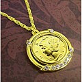 American Coin Treasures Gold-Layered Silver Mercury Dime Pendant