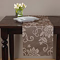 Cappuccino Floral 15x72-inch Table Runner