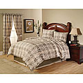 Beneficial guideline for Almonds King Size Harden Taupe/ Tan Plaid King-size Comforter Set