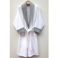 Ultra Plush Authentic Hotel and Spa Unisex  Grey Bathrobe