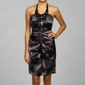 Jump Apparel Junior's Embelished Neckline Dress